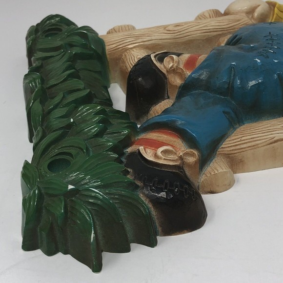 1977 Raggedy Andy Wall Art Hanging Bobbs-Merrill Company plastic 12" x 8" - Picture 11 of 12